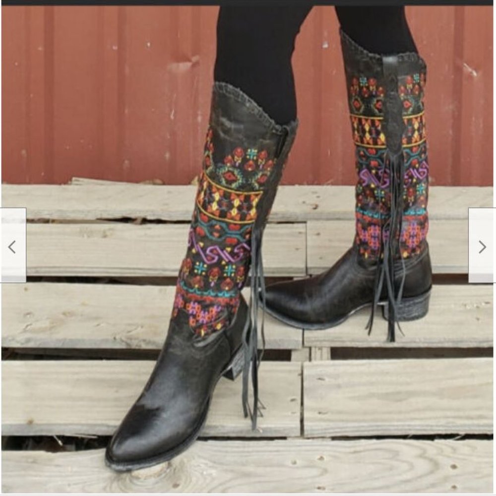 NWB, Johnny Ringo Drasen Boot, Fango Black, 7.5